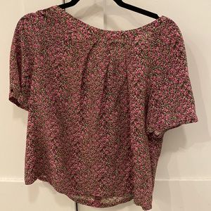Printed Short Sleeve MaxMara Weekend Blouse